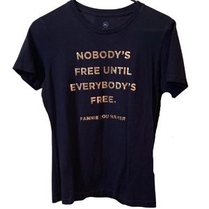 Women's Nobody's Free Until Everybody's Free Tee Shirt